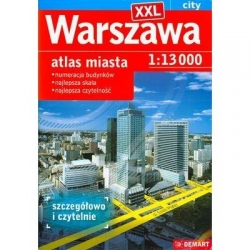 Warszawa atlas miasta XXL 1:13 000-12302
