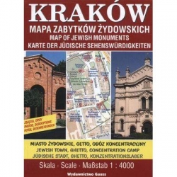 Kraków. Mapa zabytków żydowskich 1:4000-8339